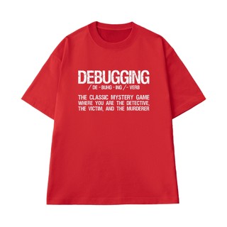 Áo Thun Coder NGỐ TEE Debugging Như Là Game Trinh Thám Vải Cotton 100 Cao Cấp Thoáng Mát