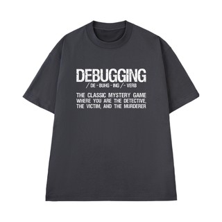 Áo Thun Coder NGỐ TEE Debugging Như Là Game Trinh Thám Vải Cotton 100 Cao Cấp Thoáng Mát