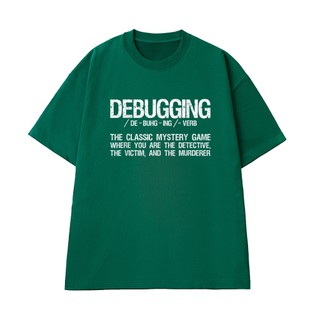 Áo Thun Coder NGỐ TEE Debugging Như Là Game Trinh Thám Vải Cotton 100 Cao Cấp Thoáng Mát