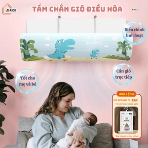 Tấm chắn gió điều hoà GADI tấm chuyển đổi hướng gió điều hoà, máy lạnh bảo vệ sức khoẻ gia đình.