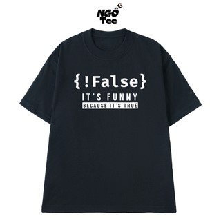 Áo Thun NGỐ TEE Câu Lệnh Hài Hước Của Coder IT Chất Vải Cotton 100 Form Rộng Thoáng Mát