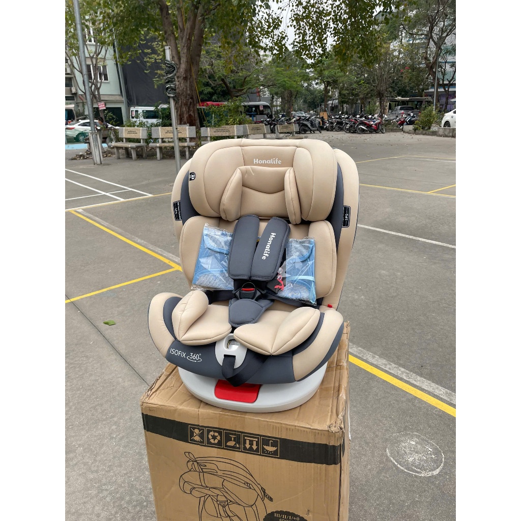Ghế ngồi ô tô cho bé xoay 360 An toàn, tiện lợi cùng Mẹ và Bé trên mọi nẻo đường, ISOFIX & ROY - Oe Oe Store