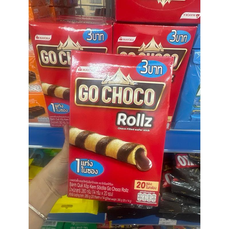 Combo 3 hộp bánh quế Go Choco | Shopee Việt Nam