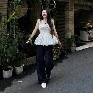 Áo quây trơn peplum chun lưng - 247store - Aocupnguc621_P7K3