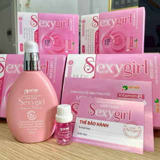 [ Tặng nước hoa mini] Set dung dịch vệ sịn Sexy girl màu hồng siêu thơm, quyến rũ
