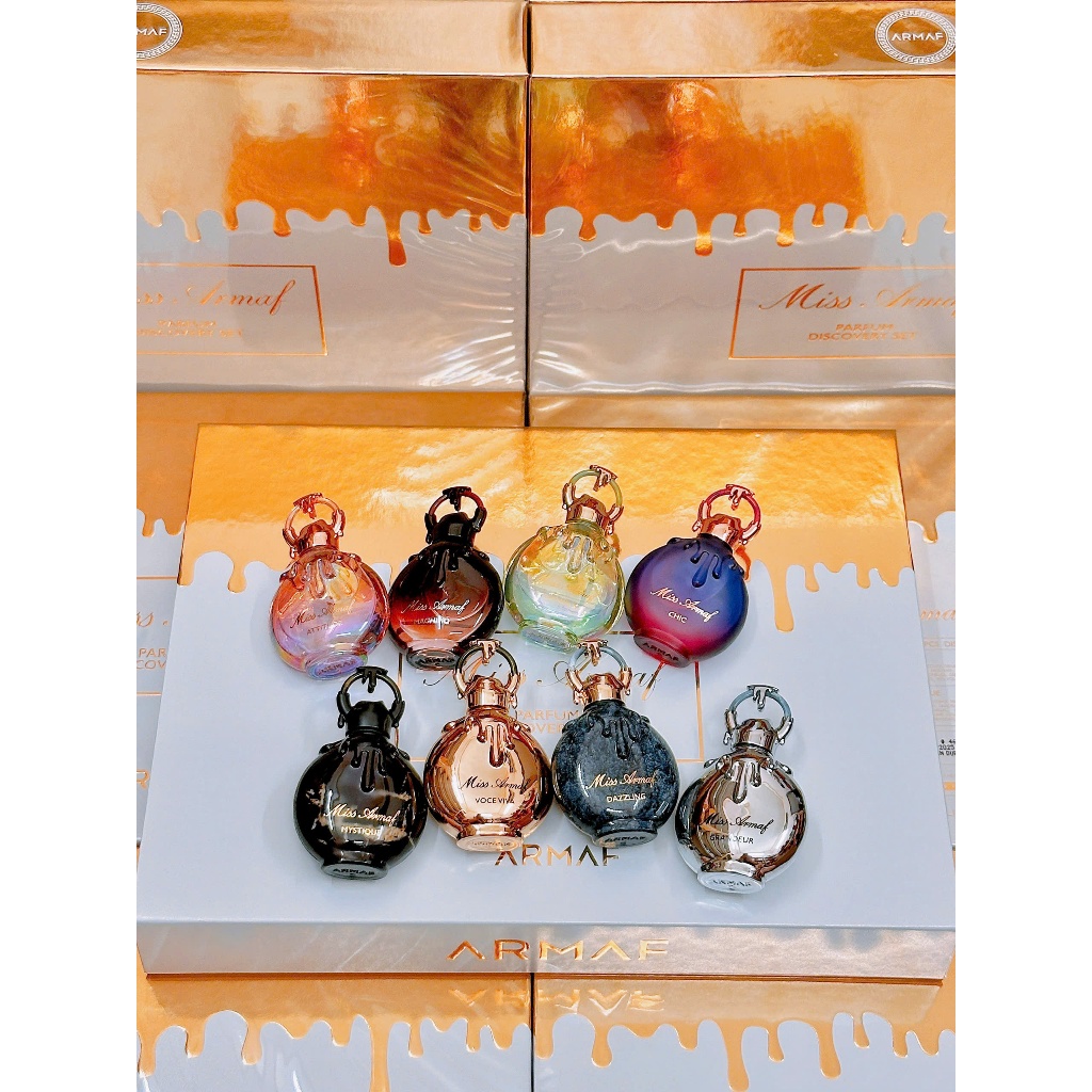 Set nước hoa mini 8 mùi Miss Armaf