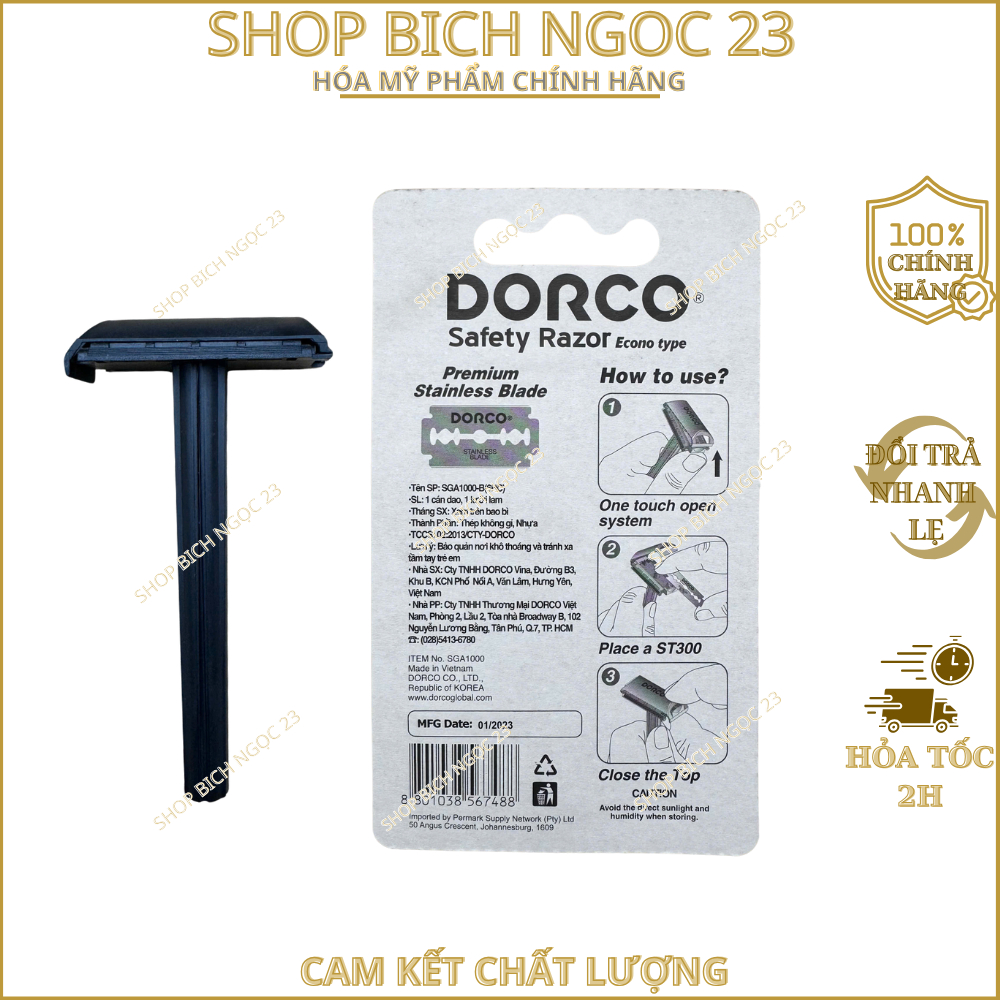 Dao Cạo Râu Lưỡi Lam Cao Cấp Dorco SGA 1000