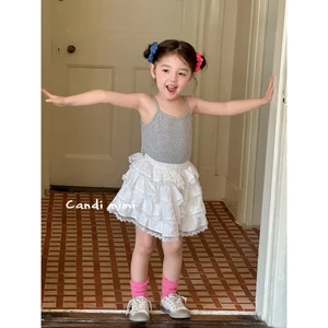 CANDI MIMI Áo hai dây cotton cao cấp - Phong cách Hàn Quốc