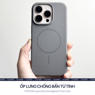Ốp Lưng Silicone Lỏng Popkon Velin Cho iPhone 17 Pro Max Vòng Từ Tính