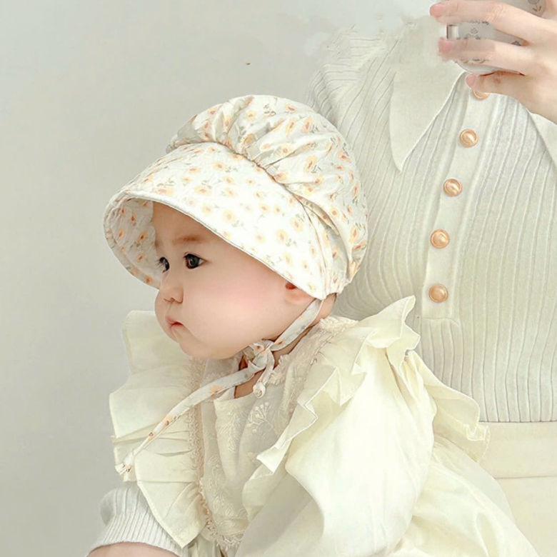 Mũ Cô Gái Hà Lan Hoa Nhí Cho Bé Gái 0-2 Tuổi Dễ Thương Công Chúa Ngọt Ngào mesocshop