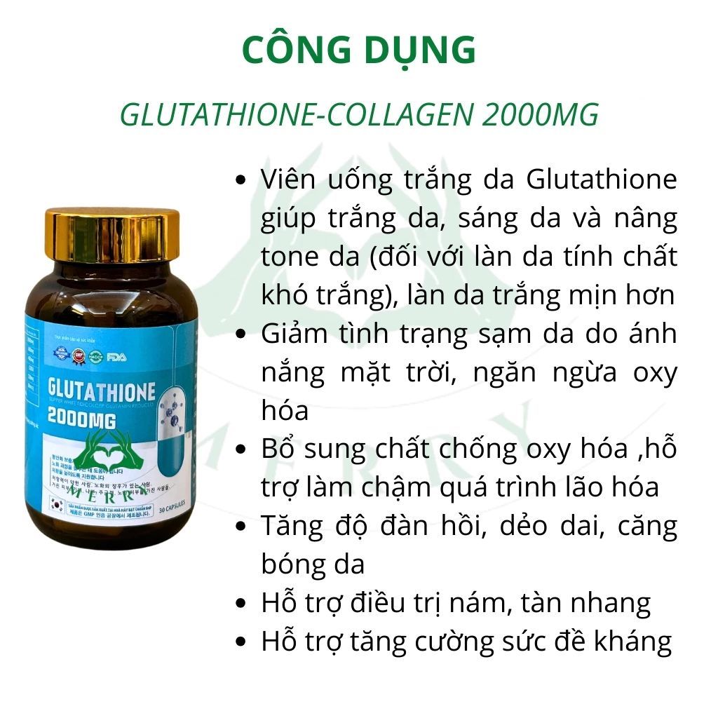vin ung trng da glutathione 2000mg Gim Hc Sc T Gluthatione Vin Ung Trng Da, M
