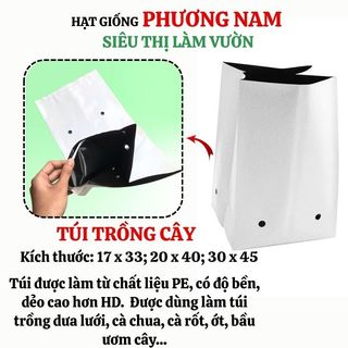Túi Trồng Cây Pe 2 Da Phương Nam - Tiện Lợi - Có Thể Tái Sử Dụng