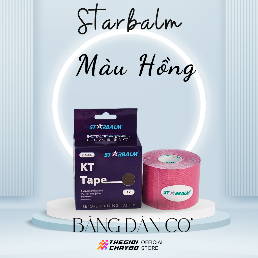 Băng Dán Cơ Thể Thao STARBALM 5cm x 5m