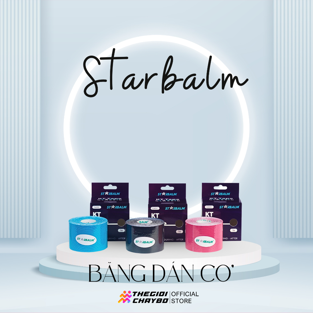Băng Dán Cơ Thể Thao STARBALM 5cm x 5m