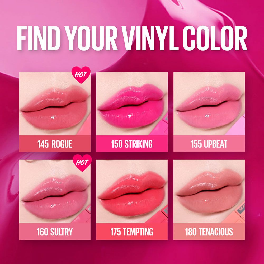 Son Bóng Bền Màu Nhẹ Môi Superstay Vinyl Ink Maybelline New York 4.2ml