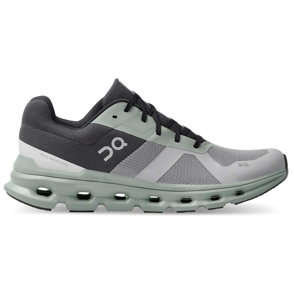 GIÀY CHÍNH HÃNG On Running Cloudrunner trainers in grey and moss