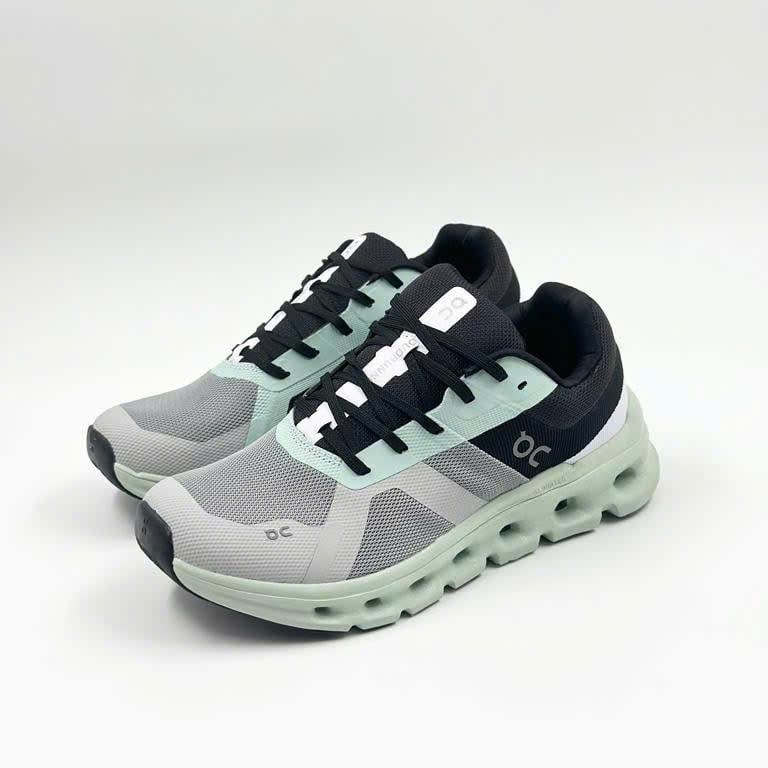 GIÀY CHÍNH HÃNG On Running Cloudrunner trainers in grey and moss