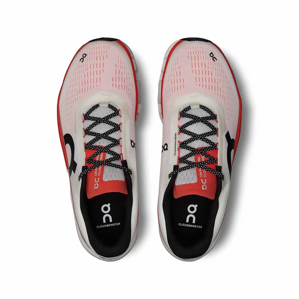 GIÀY CHÍNH HÃNG On Cloudmonster 2 - Tenis de correr para hombre, blanco/llama