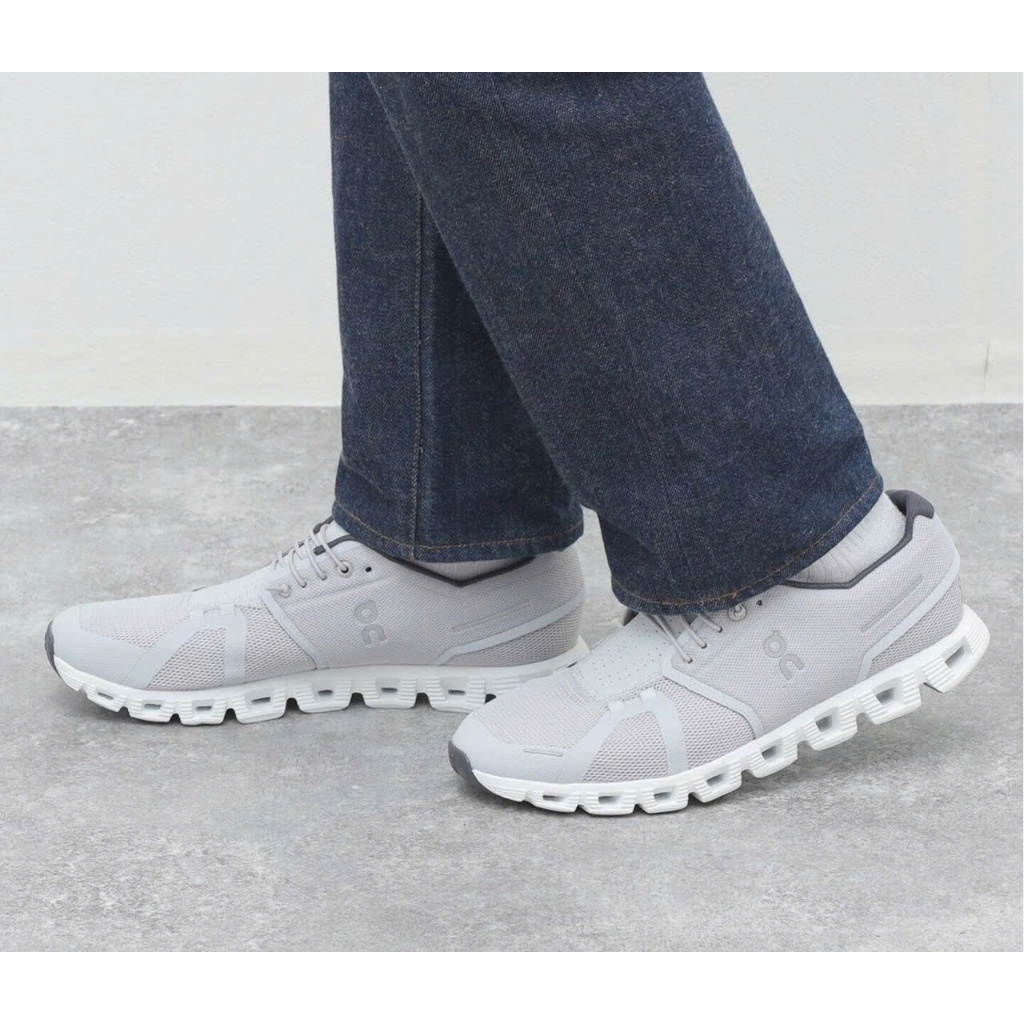 GIÀY CHÍNH HÃNG On Women's Cloud 5 Waterproof Glacier/White