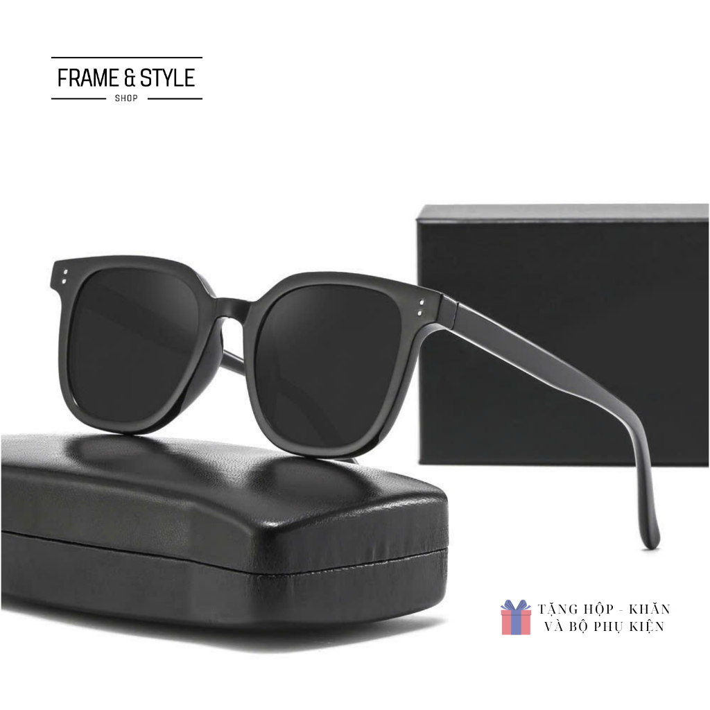 Kính Râm Thời Trang Nam Nữ FRAME & STYLE Cao Cấp - Thiết Kế Hai Chấm ...