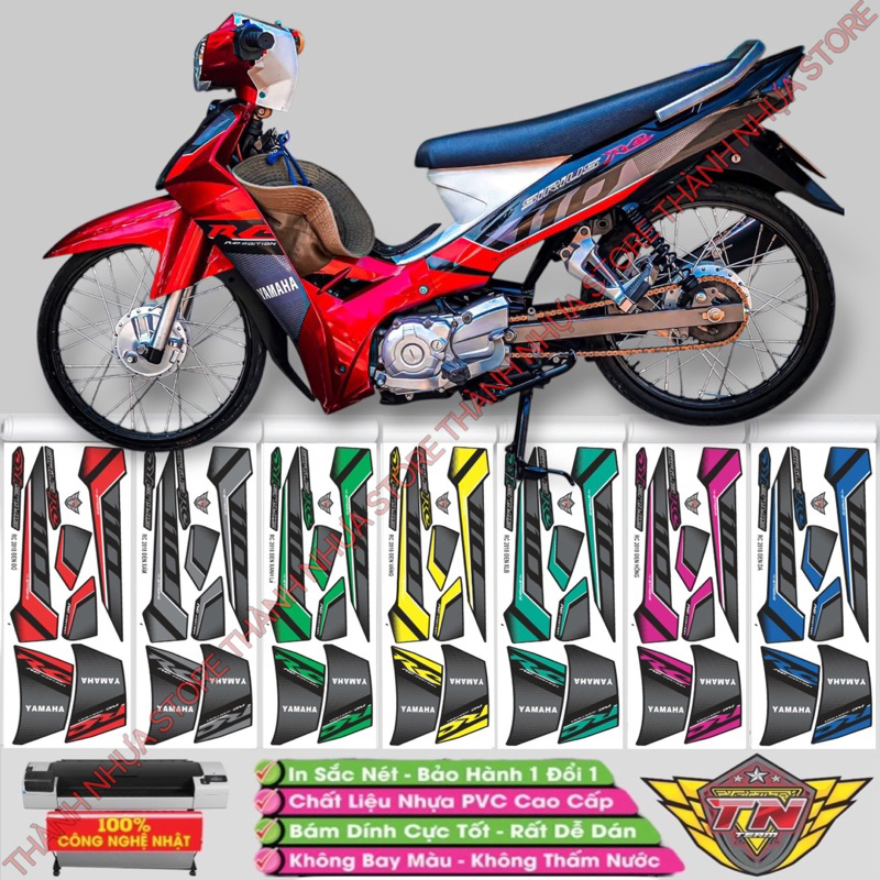 Tem RC 2018 Sirius phối màu - Tem rời dán Sirius RC 3 lớp cao cấp