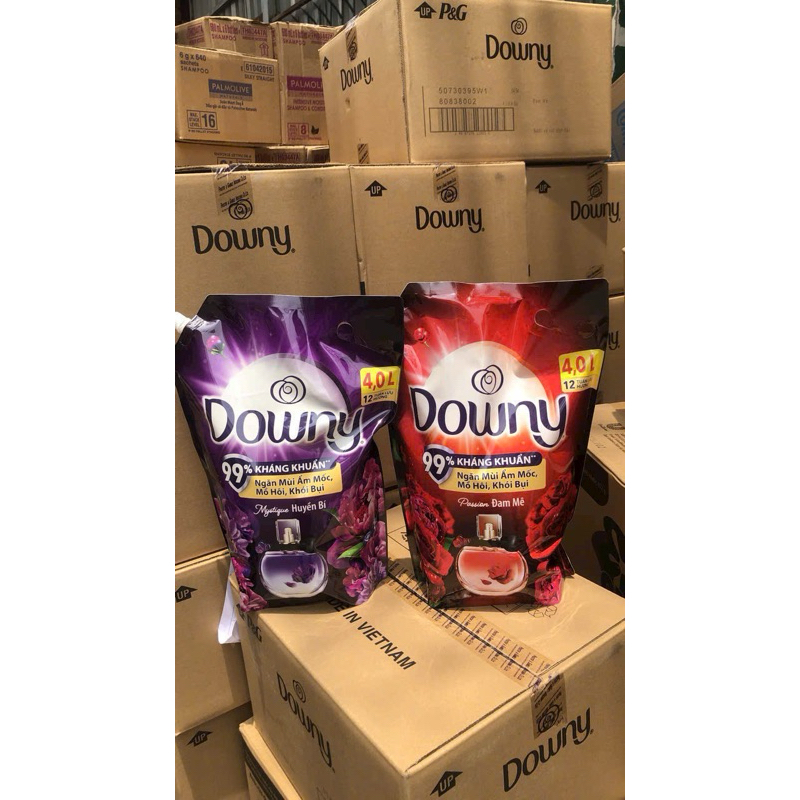 Nước Xả Vải DOWNY Hương Nước Hoa Cao Cấp Túi 3.5kg Hương Đam Mê/ Huyền Bí/ Nắng Mai