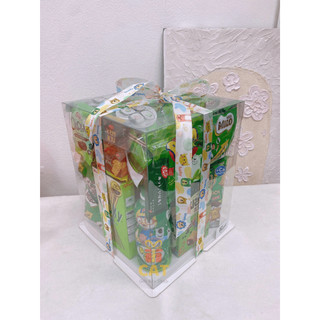 Box bánh kẹo làm quà tặng, hộp quà bánh kẹo độc đáo kèm đèn nháy, thiệp