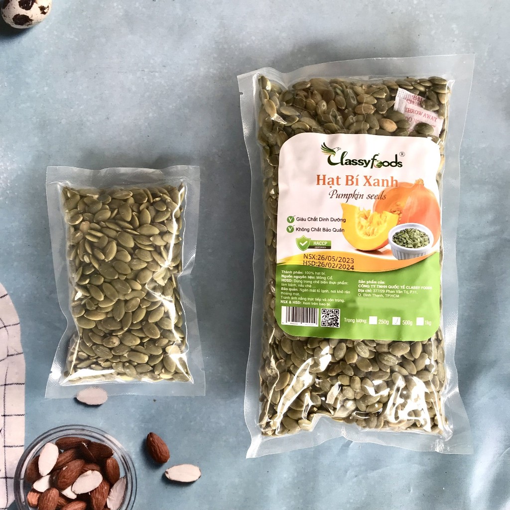 Hạt bí xanh không vỏ dùng làm bánh CHIA-100g - PL104