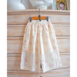 [B&G] Sét bộ sát nách quần lửng thêu hoa phối ren cho bé gái từ 2-12 tuổi(12-45kg)