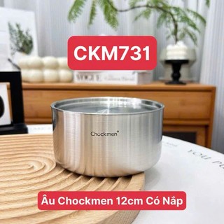 Âu Chockmen Có Năp 10cm 12cm 14cm Nấu Được Gas, Hồng Ngoại Inox Liền Đáy Cao Cấp