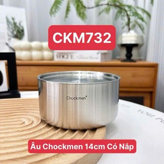 Âu Chockmen Có Năp 10cm 12cm 14cm Nấu Được Gas, Hồng Ngoại Inox Liền Đáy Cao Cấp