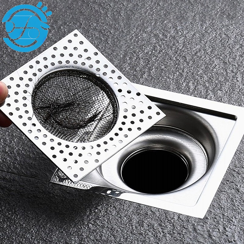 Bịt nắp lọc rác inox nhà tắm Giỏ lưới bịt nắp cống chặn rác thoát nước nhanh chống gỉ