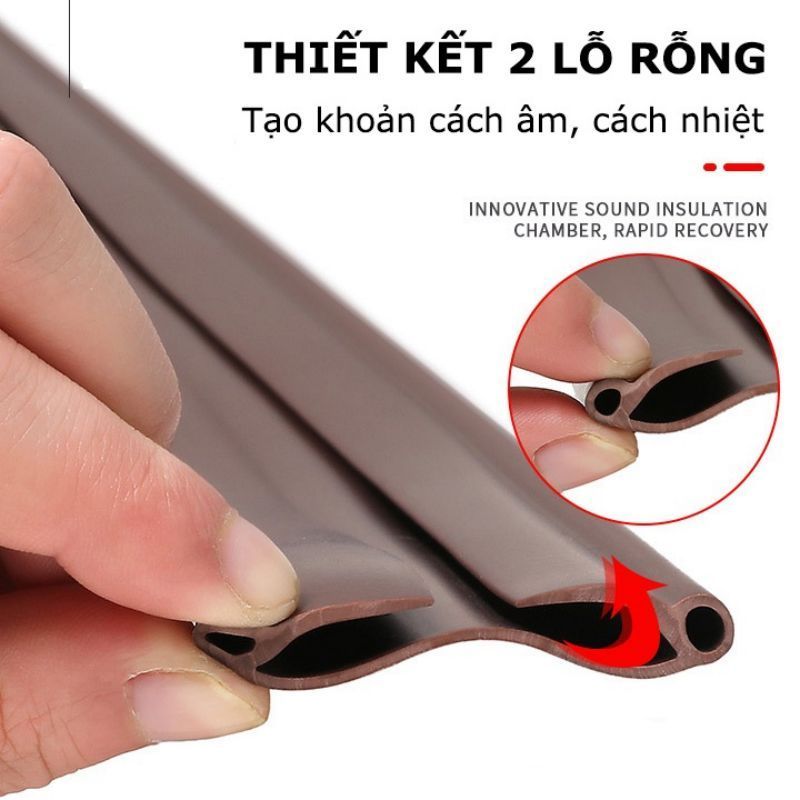 Thanh bọc chân cửa lấp khe hở cửa nhựa PVC cao cấp chặn cửa chống côn trùng