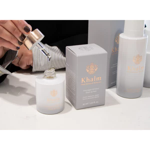 Huyết thanh làm dịu Khalm Skincare Natural Overnight Oil Elixir chống lão hóa,làm sáng dịu da rạng rỡ