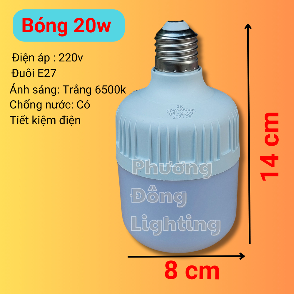 Bóng đèn LED trụ 20w - 30w - 40w - 50w - 65w tiết kiệm điện giá rẻ