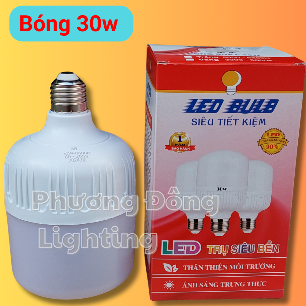 Bóng đèn LED trụ 20w - 30w - 40w - 50w - 65w tiết kiệm điện giá rẻ
