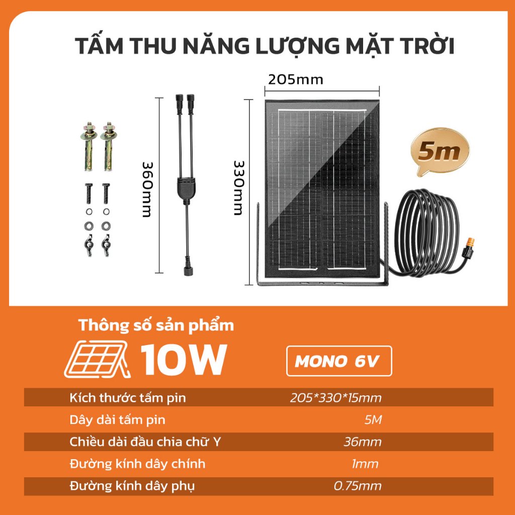 Ảnh Tấm Thu Năng Lượng Mặt Trời Mono MODI SOLAR Hiệu Suất Sạc Nhanh Phù Hợp Cho Đèn Pha Tấm Pin Trên 20W 1