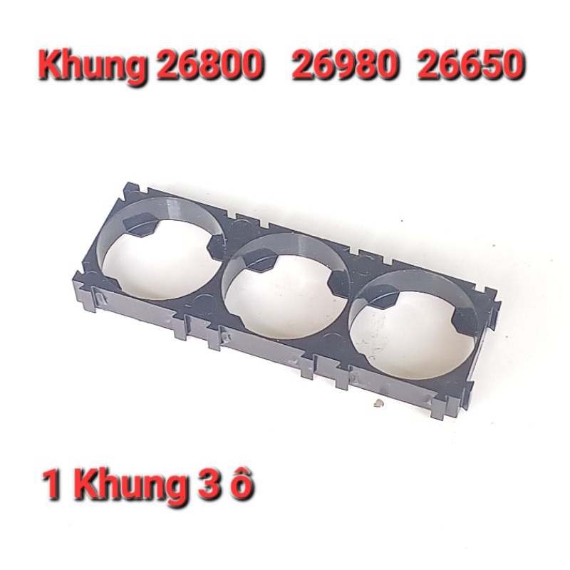1 Khung Pin 3 ô Cho Pin 26800 26650 26980 | Shopee Việt Nam