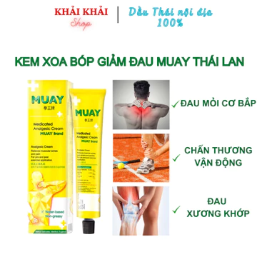Kem xoa bóp Muay 100g Thái Lan, Dầu xoa bóp giảm đau Thái Lan Namman Muay Boxing Cream Chăm sóc chấn thương