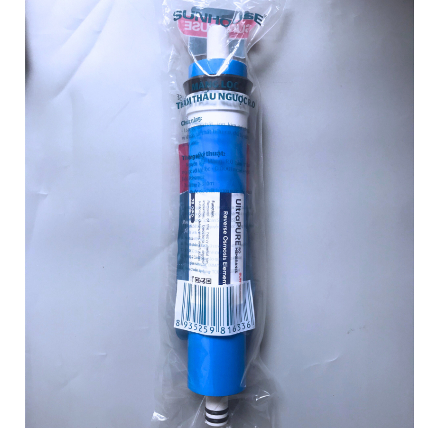 Ảnh Màng RO Sunhouse UltraPure công suất lọc 75 GPD cho máy lọc nước RO có sử dụng vỏ màng-Hàng chính hãng bảo hành 3 tháng 2