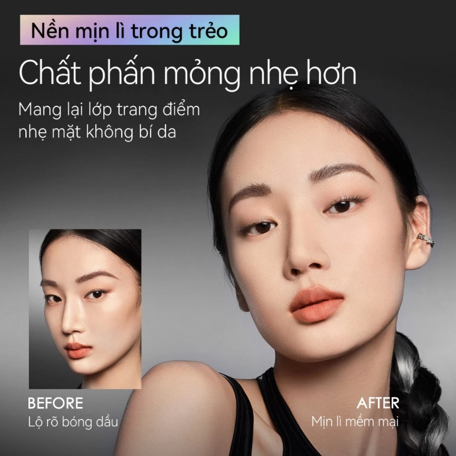 Phấn Phủ Carslan Black Magnet Soft Mist Powder Dạng Nén Kiềm Dầu Cocolux