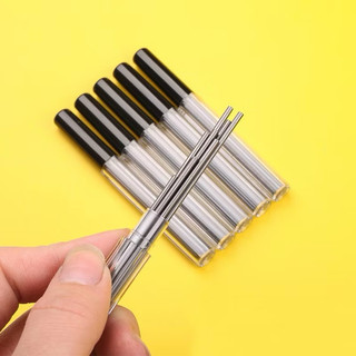 Combo 5 hộp ruột chì kim 10 ngòi chì kim nét 2.0mm, ruột bút chì nét to 2.0mm, ruột chì đen 2.0mm, ruột bút chì cá heo