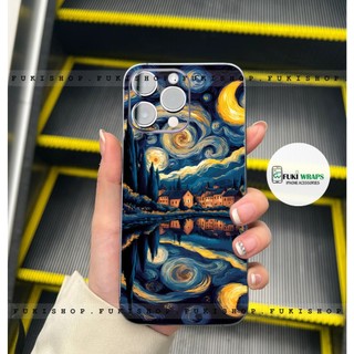Miếng dán Skin Mặt lưng Sau full viền Phong Cảnh Dành Cho 16 pro max 15 pro max 14 pro max 13 pro max 12 pro max