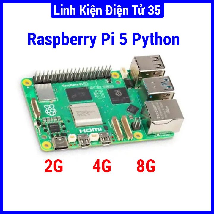 Raspberry Pi 5 Python - 2G (Bảo hành 06 Tháng) | Shopee Việt Nam
