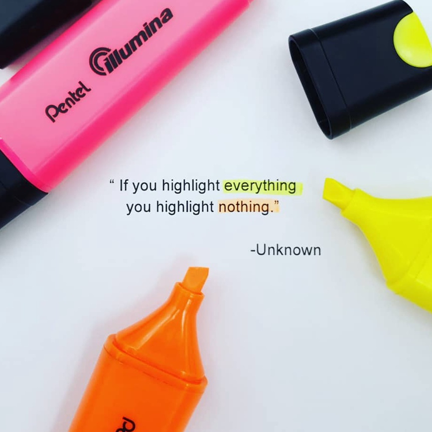 Ảnh Bút Nhớ Dòng Illumina Pentel SL60 Nhiều Màu | Màu Mực Tươi Sáng Phản Quang Tốt 4