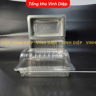 100 Hộp Nhựa Trong PET Đủ Size - Hộp Đựng Bánh/Hoa Quả/Sushi/Thực Phẩm, Dùng 1 Lần