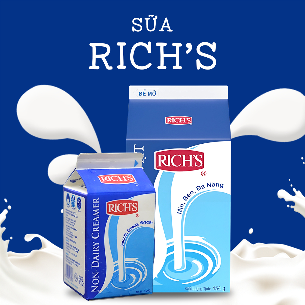 *Giá Sốc* 2 hop Kem béo thực vật Rich ( Rich lùn ) loại 454g | Shopee ...