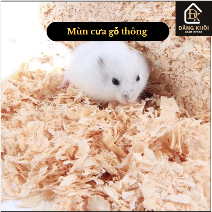Mùn cưa lót chuồng Hamster, bọ, nhím, sóc, chim, mùn cưa gỗ tự nhiên làm giá thể trồng cây - HOMDECOR