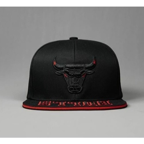 Nón hiphop, mũ snapback Bulls chỉ đỏ phối vải kaki form chuẩn thời trang đường phố