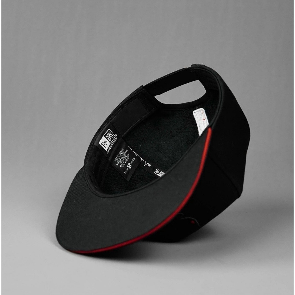 Nón hiphop, mũ snapback Bulls chỉ đỏ phối vải kaki form chuẩn thời trang đường phố